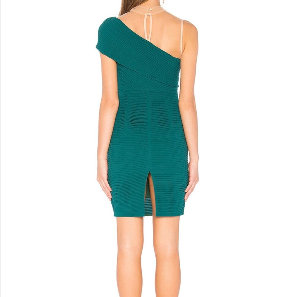 Aijek Toga Dress Green Revolve - Picture 4 of 6
